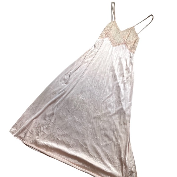 Vintage mauve pink sexy nightgown slip - Picture 6 of 17